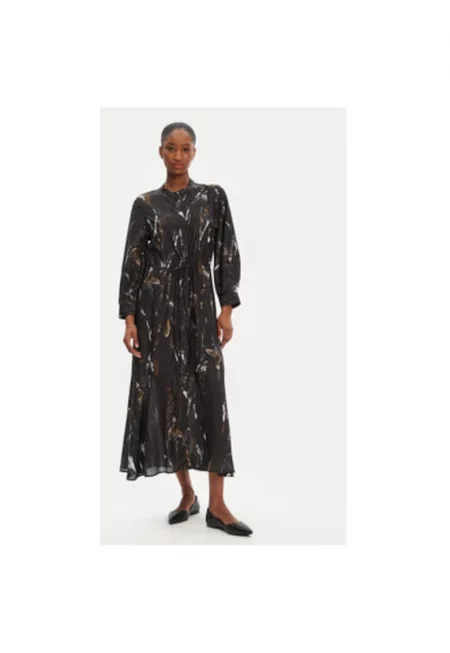 Дамска риза  252132625220 - Вискоза/Полиестер - Черна