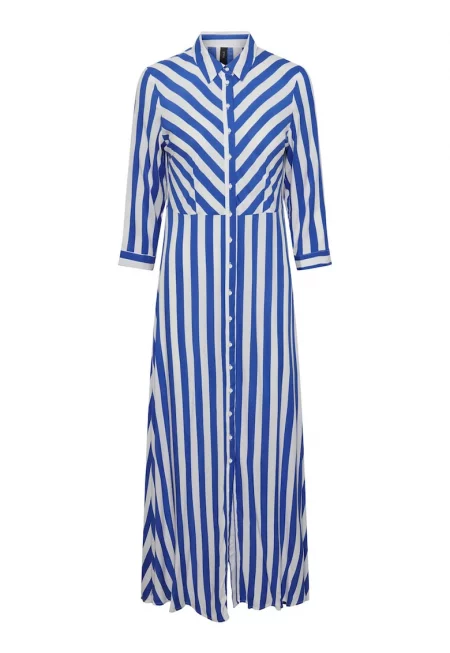 Дамска риза  26022663 - Вискоза - Син - Син