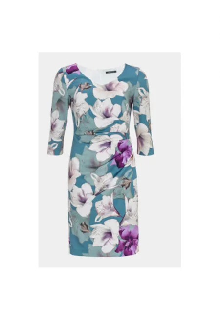 Дамска рокля -  303551858 - Полиестер - Многоцветен