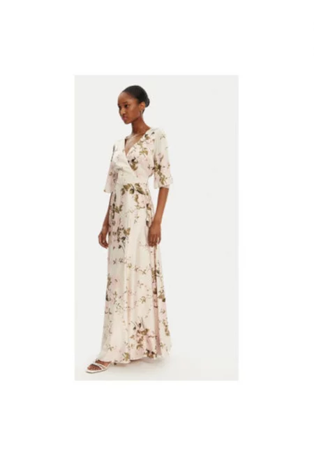 Дамска рокля - Ринасименто - 305265135 - Полиестер - Бежов