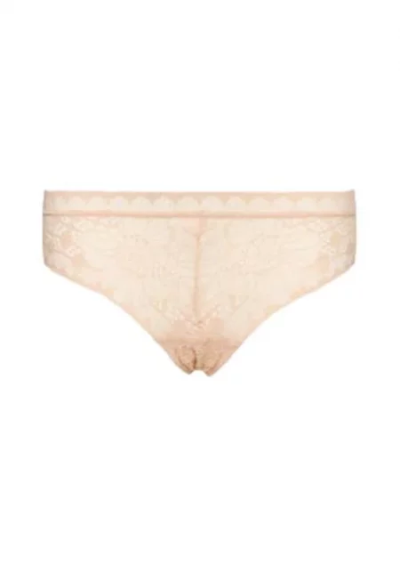 Дамски бикини -  полиамид - еластан - бежово