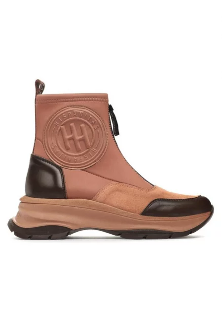 Дамски ботуши  303067779 - Естествена кожа - Кафяв