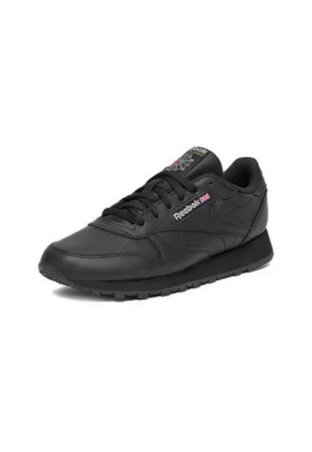 Дамски кецове -  EO-CLASSIC LEATHER - естествена кожа - - Черен