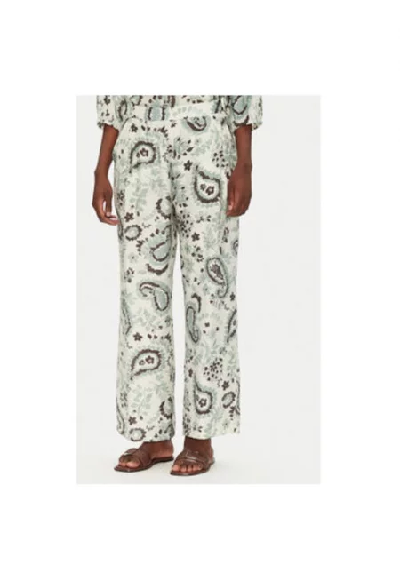 Дамски панталон  20615422 - Вискоза/Полиамид - Зелен - Зелен