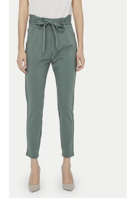 Дамски панталон -  304470615 - Вискоза/Найлон - Зелен