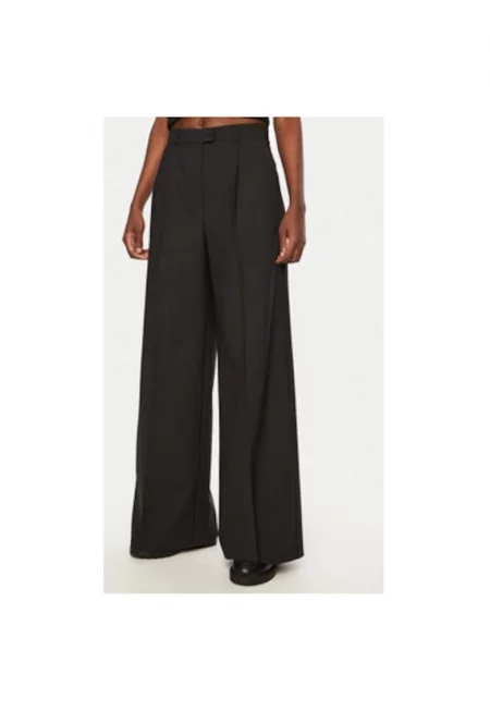 Дамски панталон -  304944260 - Рециклиран полиестер/вълна - Сив