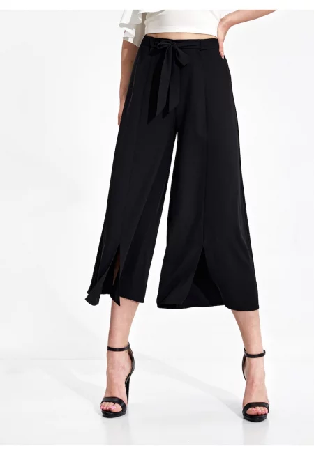 Дамски панталон  M860 - черен - полиестер - удобен - елегантен