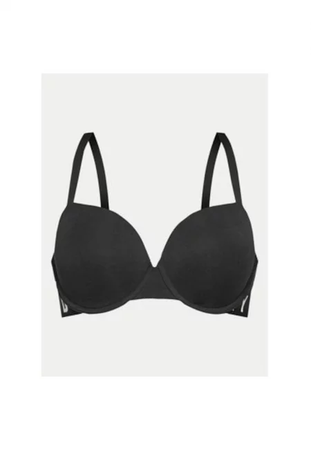Дамски сутиен -  303723637 - Модал/Памук/Еластан - Черен - Черен