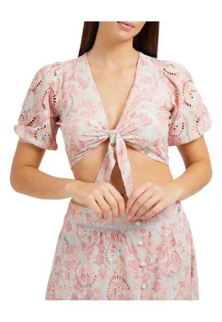 Дамски топ -  Памук - Многоцветен - Многоцветен