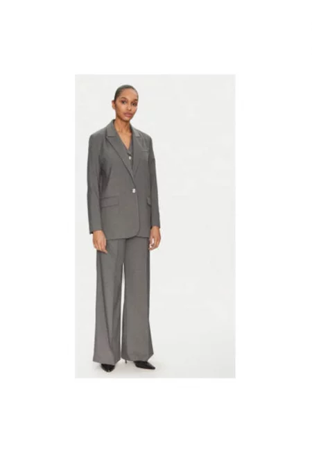 Дамско яке -  305253675 - Полиестер/Вискоза - Сив - Сив