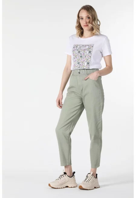 Дънки Mom с висока талия