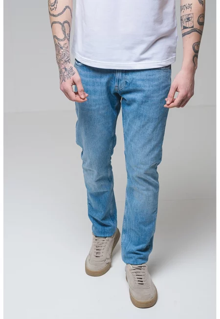 Дънки с органичен памук - Светлосин