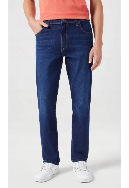 Дънки  Texas - памук/полиестер/еластан - тъмносин - Тъмносин