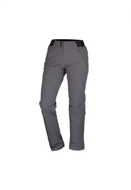 Еластичен дамски панталон Jimena - Зелен/Сив