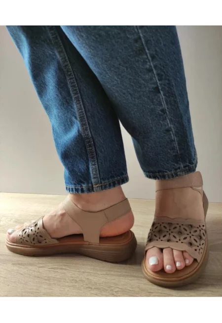 Ежедневни дамски сандали  33177 Кайсия - Кайсия