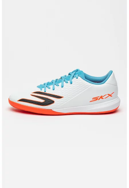 Футболни обувки Skx 2 Club - Прашно синьо/Мандарина/Мръснобял