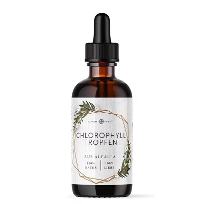 Хлорофил от люцерна - За детоксикация, капки, 100 ml