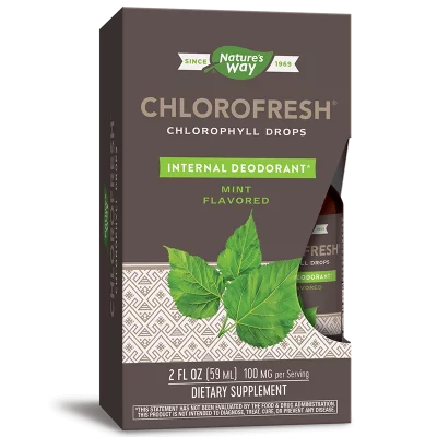Chlorofresh® Хлорофил Капки – Детоксикация и свежест, 59 ml (без алкохол) с ментов вкус, 415 дози