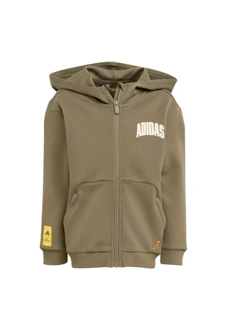 Худи с цип и паднали ръкави -