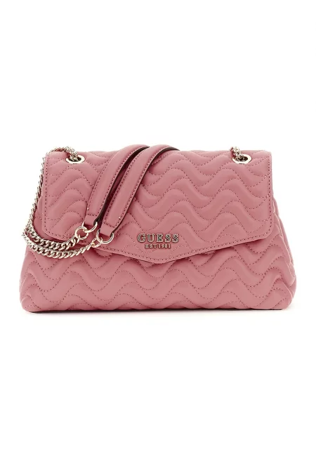 Капитонирана чанта през рамо от еко кожа