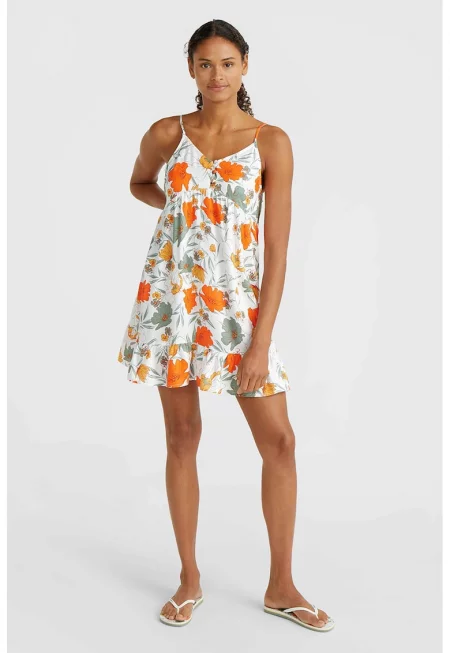 Къса флорална рокля