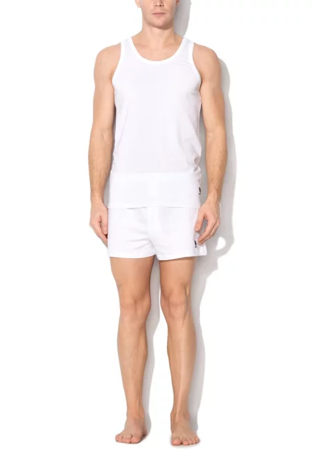 Комплект горнище и боксерки - Бял