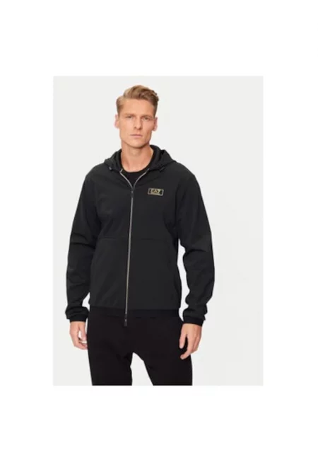 Мъжка блуза - Emporio Armani  304212598 - Полиамид/Еластан - Черна