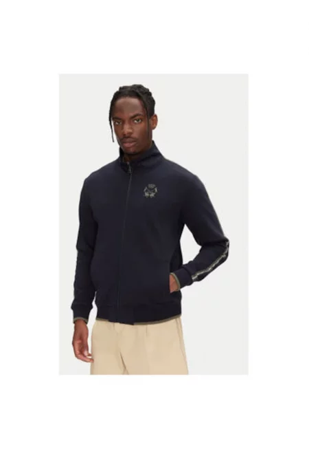 Мъжка блуза  FP571 - памук/полиестер - тъмносиня - Тъмносин