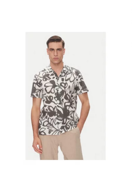 Мъжка риза  B3 76002.3702 - Памук - Черен