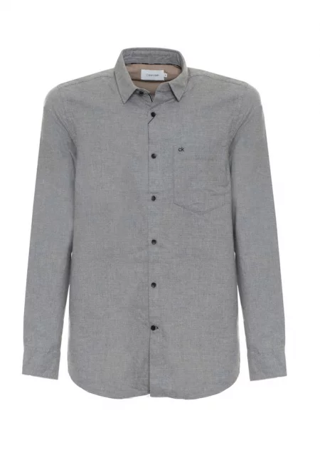 мъжка риза K10K107508 - Сив