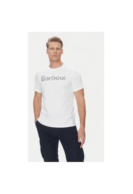 Мъжка тениска  MTS1391WH11 - Памук - Бял - Бял