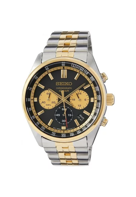 Мъжки часовник  Chronograph - 65767 - Сребрист/Златист