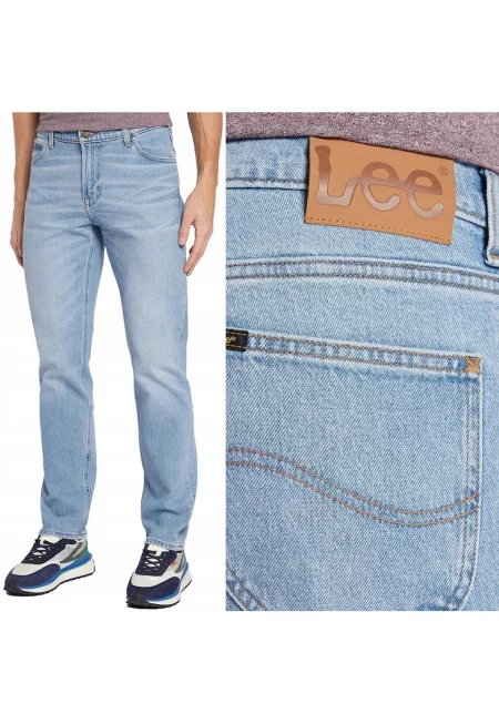 Мъжки дънки Lee  Relaxed Worn New Hill - сини