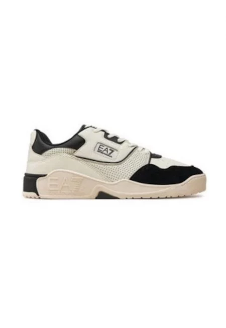 Мъжки спортни обувки Emporio Armani  304466533 - естествена кожа - бяло - Бял