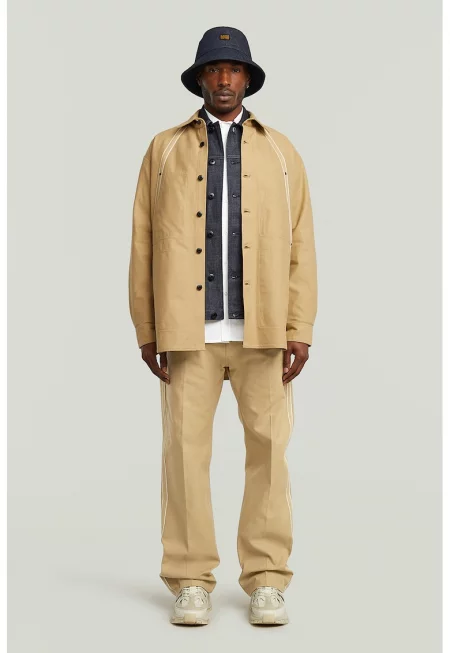 Панталон със средна талия - Камел