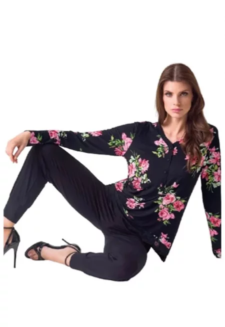 Pijama dama  652577 - Черен