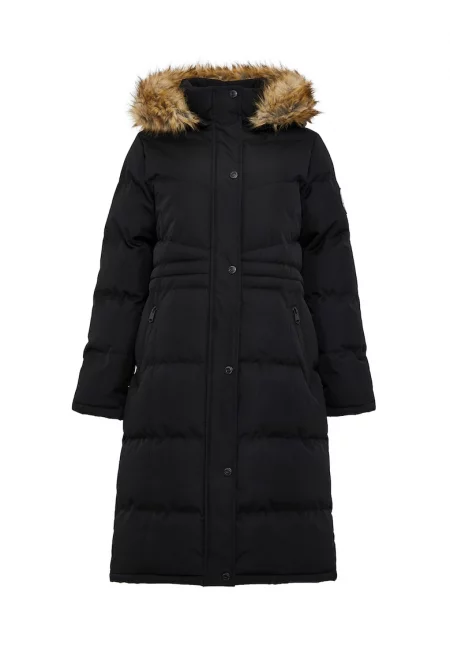 Подплатено зимно яке Arnie 5983 с еко пух и качулка