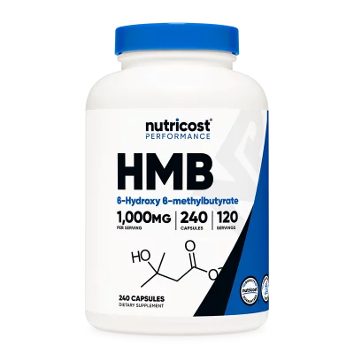 При активен спорт - HMB (Бета-хидрокси-бета-метилбутират), 500 mg/240 капсули, 120 дози