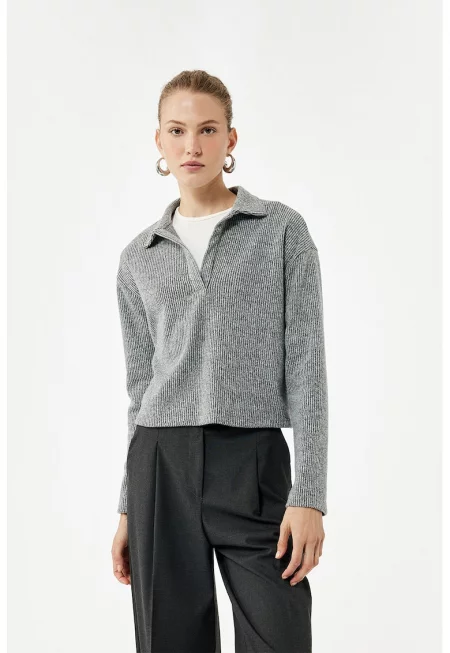 Рипсено поло с яка