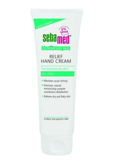 Sebamed Дерматологичен облекчаващ крем за ръце за много суха кожа с 5 процента урея