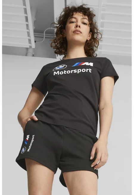 Шорти BMW със скосени джобове - Черен