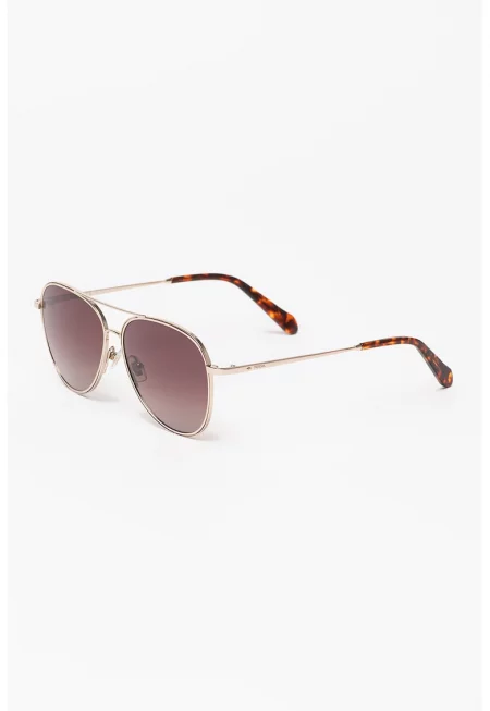 Слънчеви очила Pilot с градиента - Златист