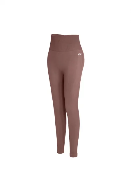 Спортен клин Legend с висока талия - Кафяв