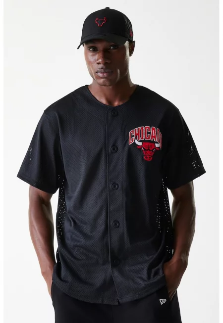 Тениска NBA Chicago Bulls - Червен/Избеляло черно