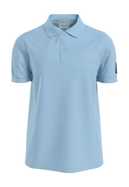 Тениска с яка и лого