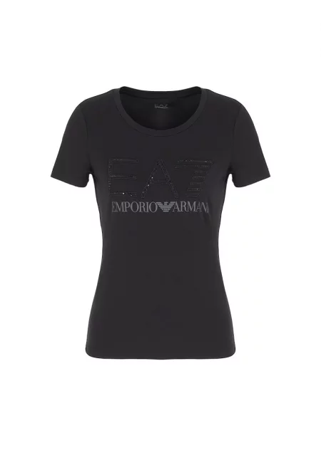 Тениска  W Tee Ss Rn - 3RTT24-TJDZZ-1200 - Дамска - Черна - Черен
