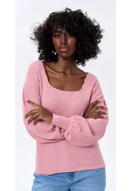 Turan Square Neckline Sweater