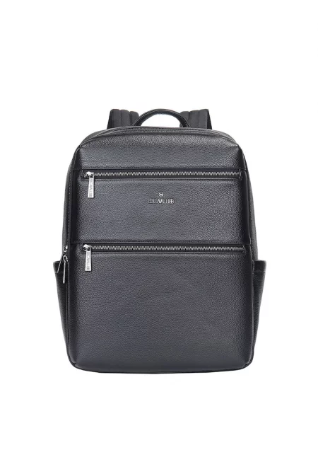 Унисекс кожена раница 166995 - Черен