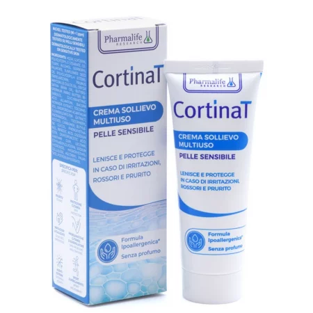 Успокояващ крем с глициретинова киселина + алантоин – За чувствителна и раздразнена кожа, CortinaT, 75 ml