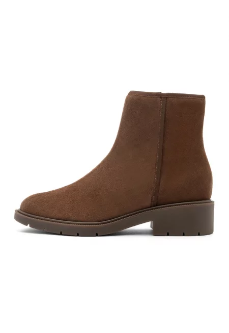 Велурени боти Sasha - Коняк кафяв